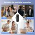 BOYA BY-V3 Combo Wireless Microphone for iPhone Android Smartphone,100M Los Range,36H Duration,Noise Cancellation,Plug&Play Lavalier Lapel Mics for Vlogging Interview 2-in-1 Charging Case(2TX+2RX)